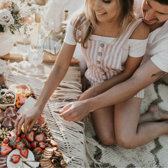 Striped Overall/Romper - Picture 9 of 9